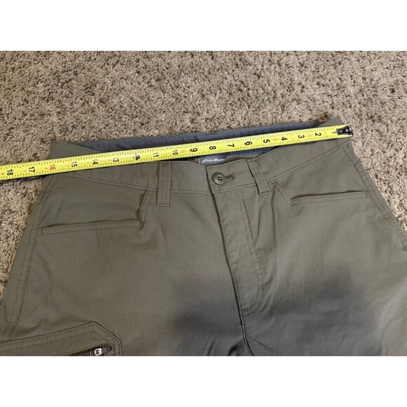EDDIE BAUER Mens Nylon Shorts Hiking Outdoor Camping Travel Preppy Basic Sz 32 - Picture 11 of 11